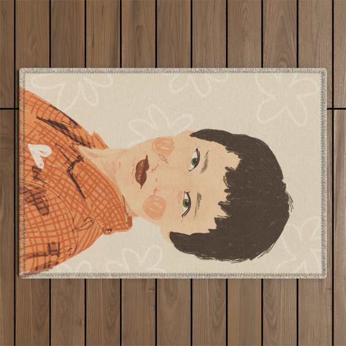Halina Poswiatowska.  Outdoor Rug Gallery Image 1