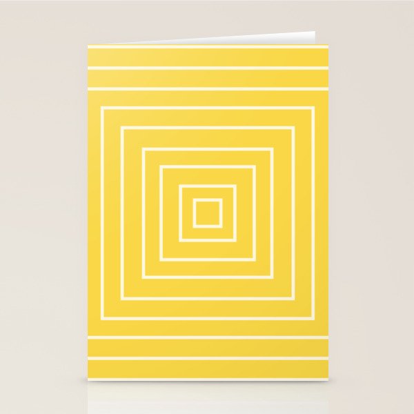 Layers yellow Stationery Card Gallery Image 2