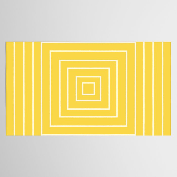 Layers yellow Tablecloth Gallery Image 2