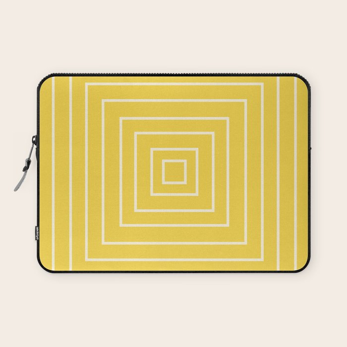 Layers yellow Laptop Sleeve Gallery Image 1