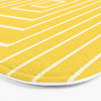 Layers yellow Bath Mat Gallery Image 3