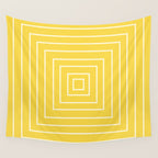 Layers yellow Wall Tapestry Gallery Image 4