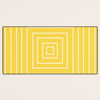 Layers yellow Desk Mat Gallery Image 3