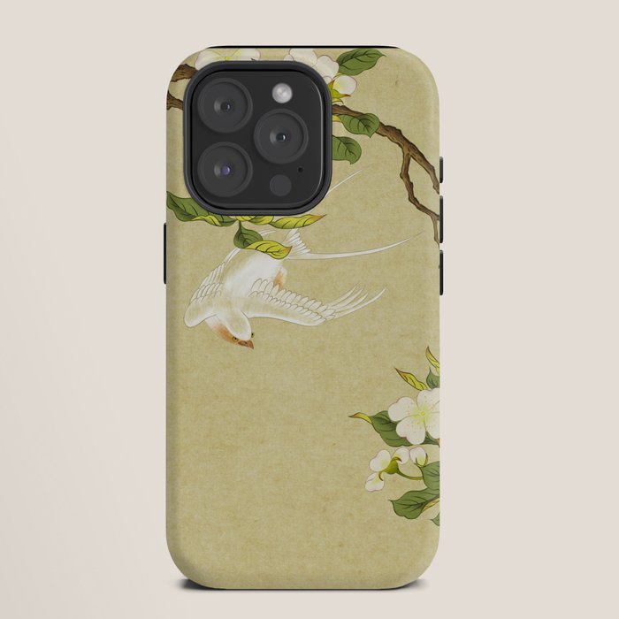 Pear blossoms and white swallow Type A: Minhwa-Korean traditional/folk art iPhone Case Gallery Image 11