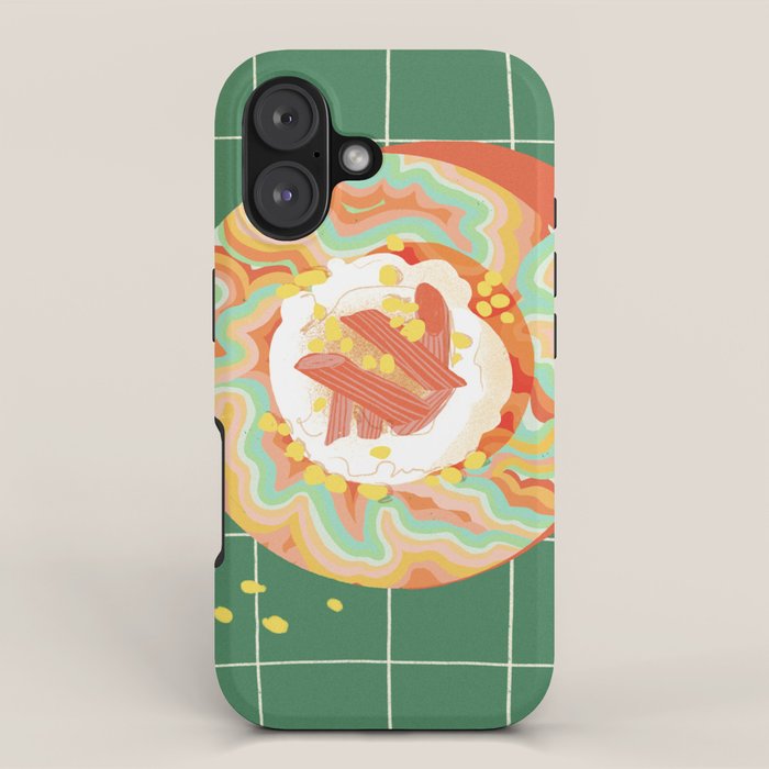 Marble Plate in Green iPhone Case Gallery Image 1