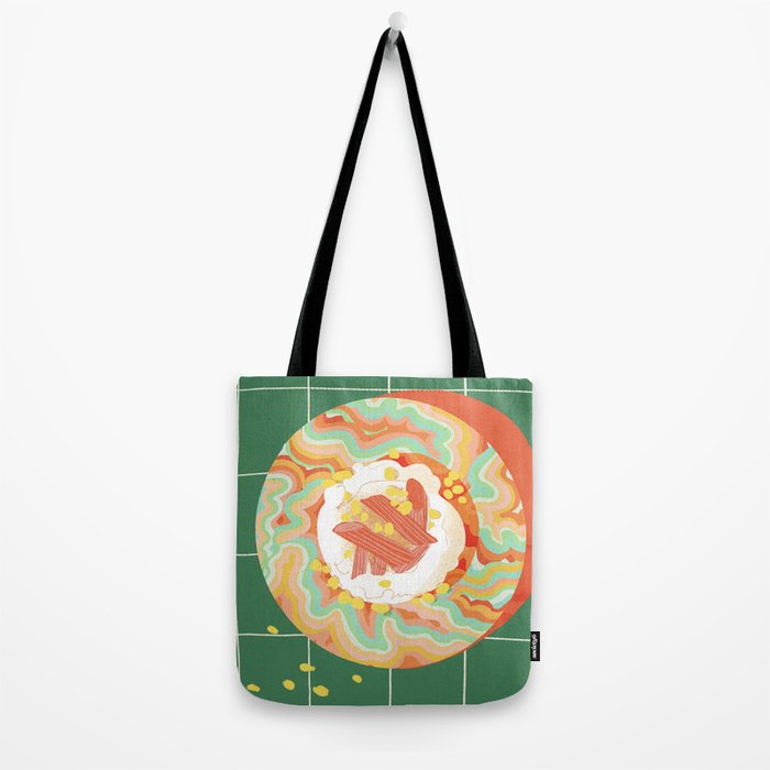 Marble Plate in Green Tote Bag Gallery Image 2