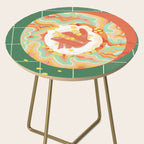 Marble Plate in Green Side Table Gallery Image 2