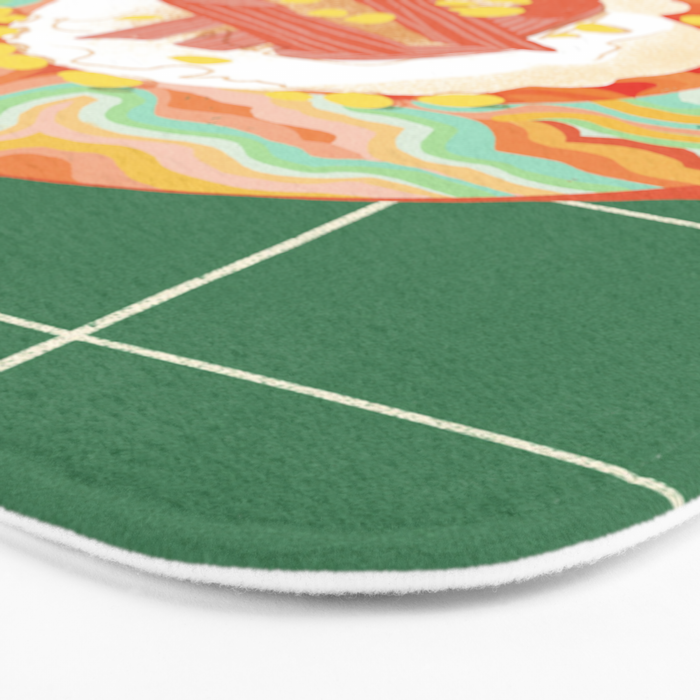 Marble Plate in Green Bath Mat Gallery Image 3