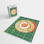 Marble Plate in Green Jigsaw Puzzle Gallery Image 2