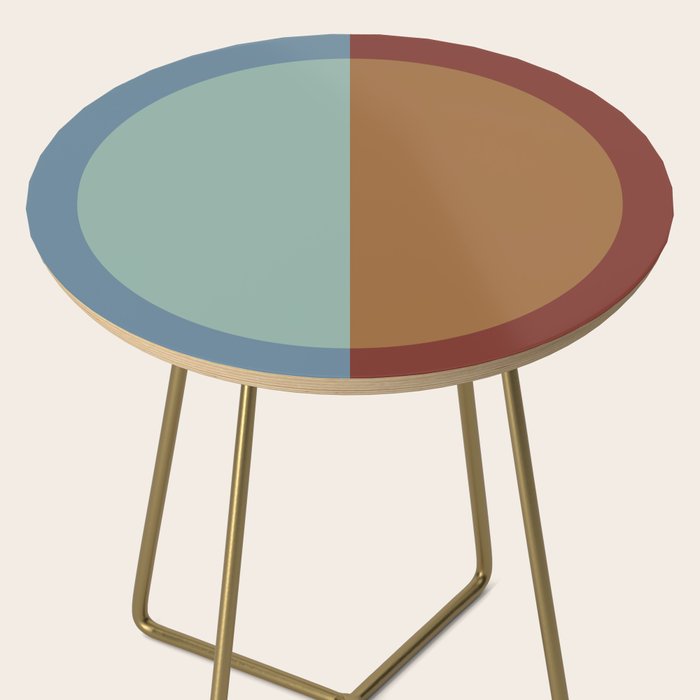 Color Block Abstract X Side Table Gallery Image 2