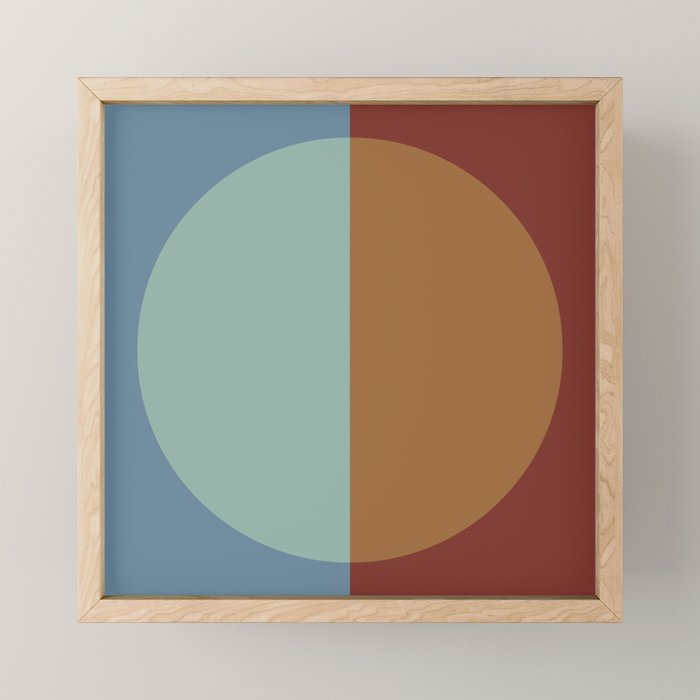 Color Block Abstract X Mini Art Print Gallery Image 1