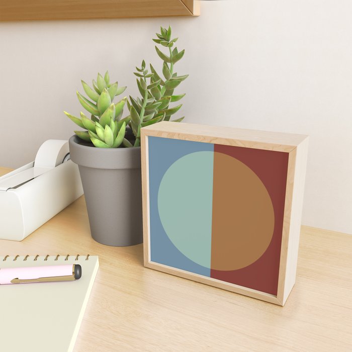 Color Block Abstract X Mini Art Print Gallery Image 2