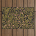 Leopard Spots Olive Outdoor Rug Gallery Image 1