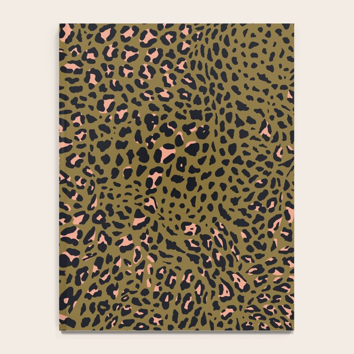 Leopard Spots Olive Notebook Gallery Image 4