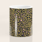 Leopard Spots Olive Coffee Mug Gallery Image 4