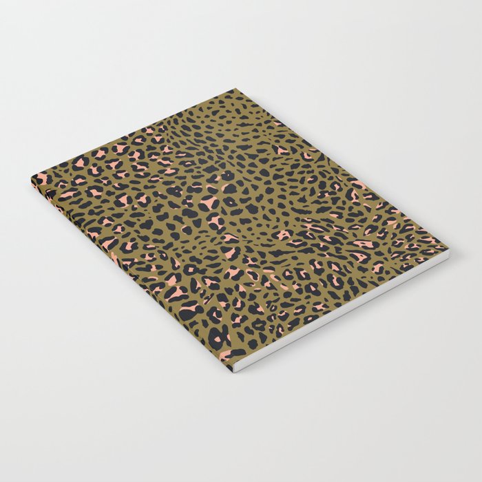 Leopard Spots Olive Notebook Gallery Image 1