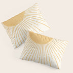 Boho Sun no. 8 Yellow Pillow Sham Gallery Image 3