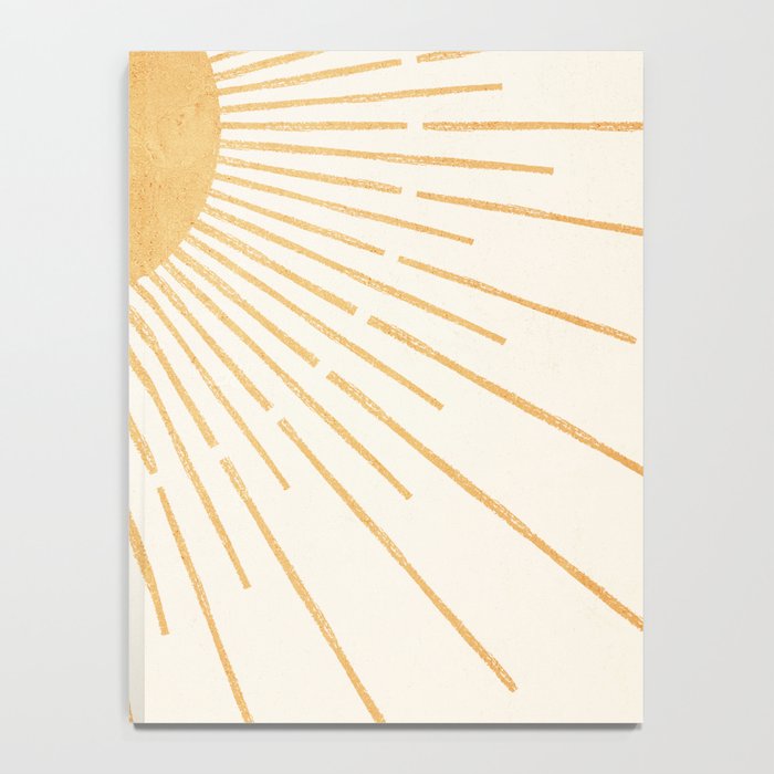 Boho Sun no. 8 Yellow Notebook Gallery Image 4