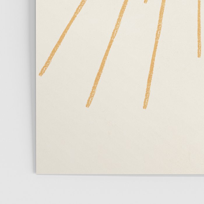 Boho Sun no. 8 Yellow Poster Gallery Image 3