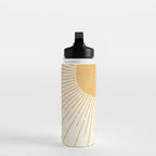 Boho Sun no. 8 Yellow Water Bottle Gallery Image 3