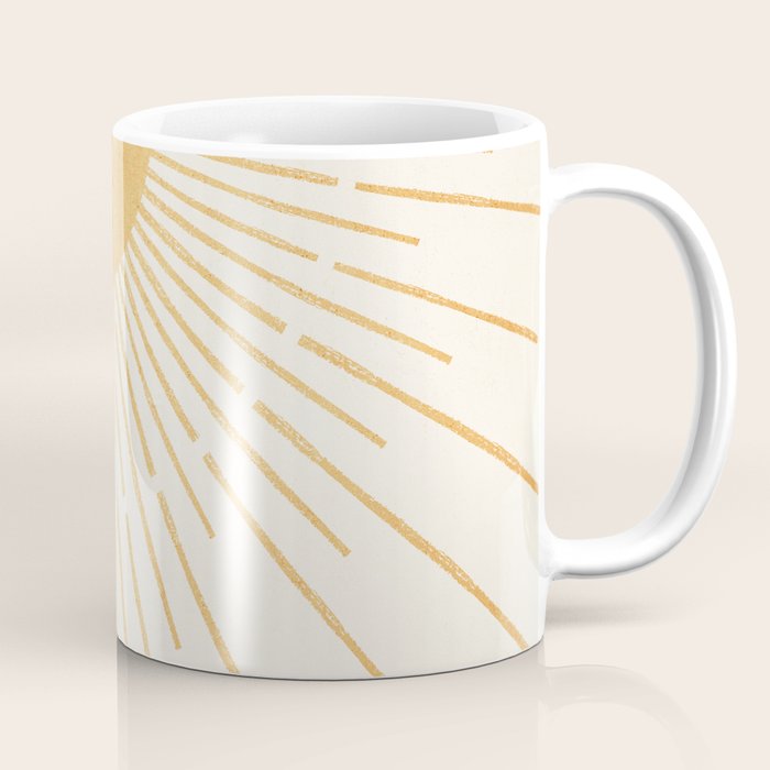 Boho Sun no. 8 Yellow Coffee Mug Gallery Image 1