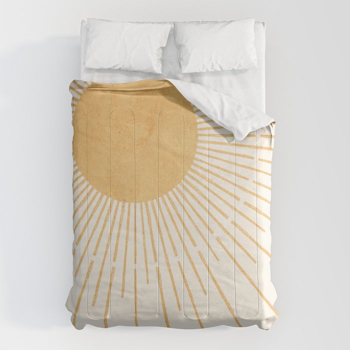 Boho Sun no. 8 Yellow Comforter Gallery Image 1