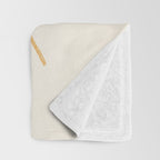 Boho Sun no. 8 Yellow Throw Blanket Gallery Image 3