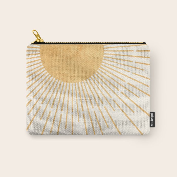 Boho Sun no. 8 Yellow Carry All Pouch Gallery Image 1