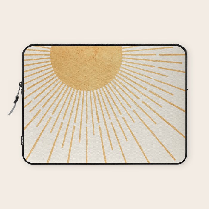 Boho Sun no. 8 Yellow Laptop Sleeve Gallery Image 1