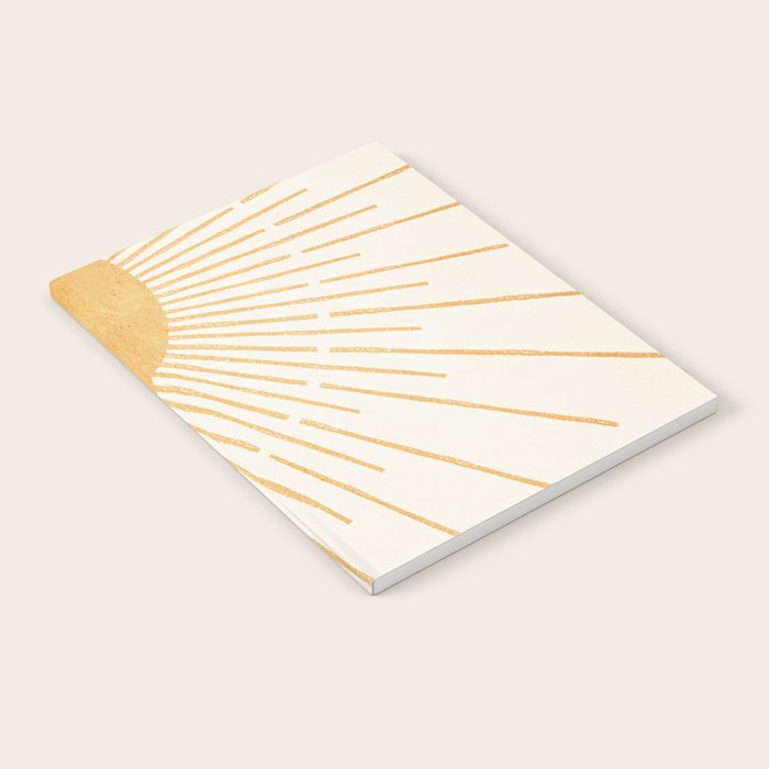 Boho Sun no. 8 Yellow Notebook Gallery Image 2