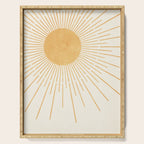 Boho Sun no. 8 Yellow Serving Tray Gallery Image 1