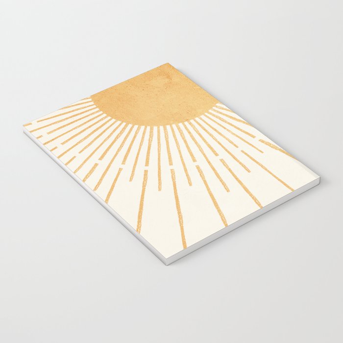 Boho Sun no. 8 Yellow Notebook Gallery Image 3