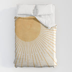 Boho Sun no. 8 Yellow Duvet Cover Gallery Image 6