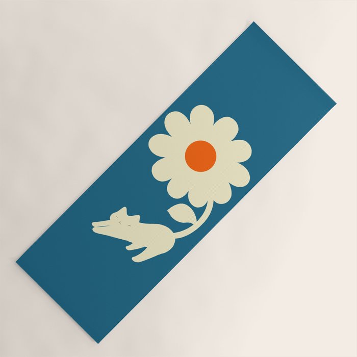 Cat and Plant 67 Yoga Mat Gallery Image 1