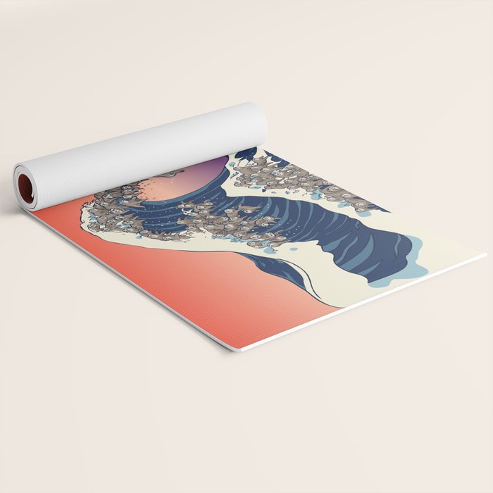 The Great Wave of Sloth Yoga Mat Gallery Image 2