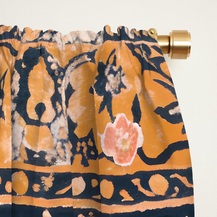 Floral Antiquity Window Curtain Gallery Image 2