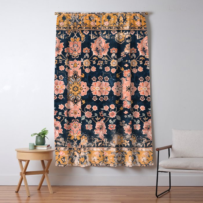 Floral Antiquity Window Curtain Gallery Image 5