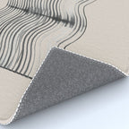 Neutral Minimal Graphic Rug Gallery Image 4