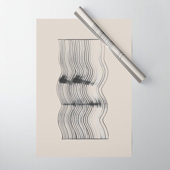 Neutral Minimal Graphic Wrapping Paper Gallery Image 1