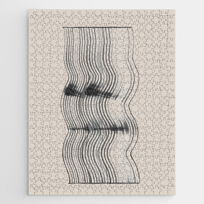 Neutral Minimal Graphic Jigsaw Puzzle Gallery Image 1