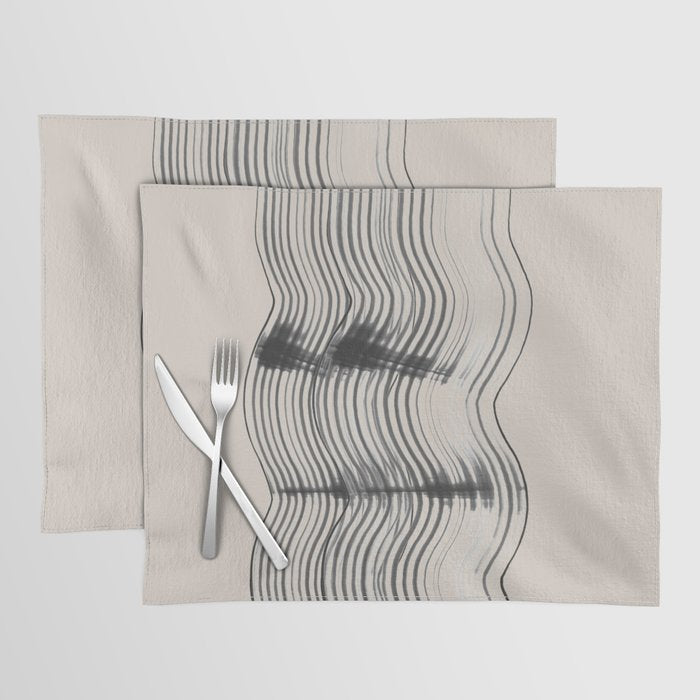 Neutral Minimal Graphic Placemat Gallery Image 1