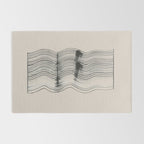 Neutral Minimal Graphic Rug Gallery Image 2