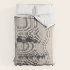 Neutral Minimal Graphic Duvet Cover Gallery Image 6
