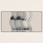 Neutral Minimal Graphic Desk Mat Gallery Image 3