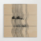 Neutral Minimal Graphic Wood Wall Art Gallery Image 1
