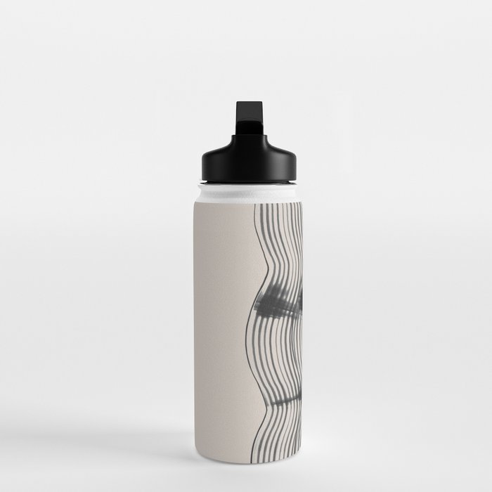 Neutral Minimal Graphic Water Bottle Gallery Image 3