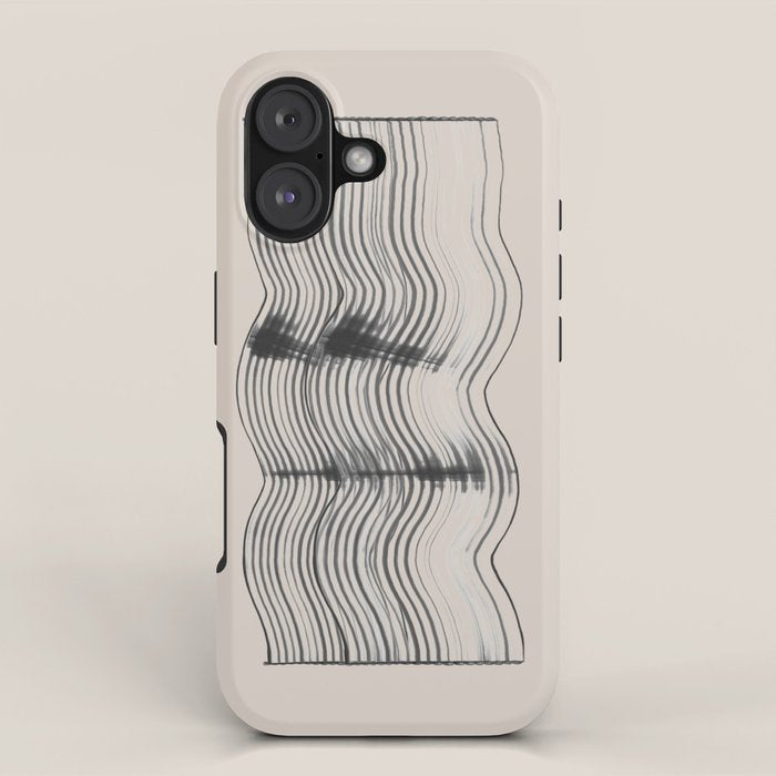 Neutral Minimal Graphic iPhone Case Gallery Image 1