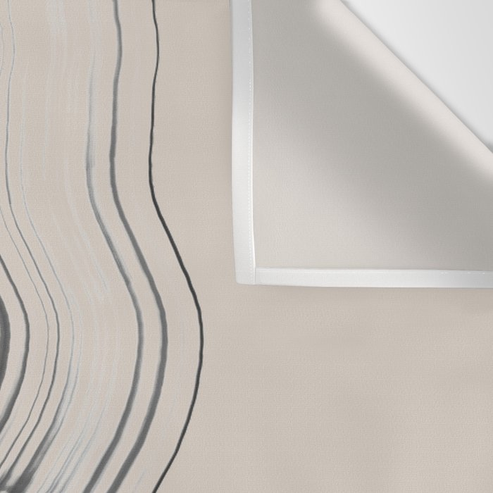 Neutral Minimal Graphic Wall Tapestry Gallery Image 3