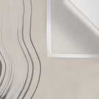 Neutral Minimal Graphic Wall Tapestry Gallery Image 3