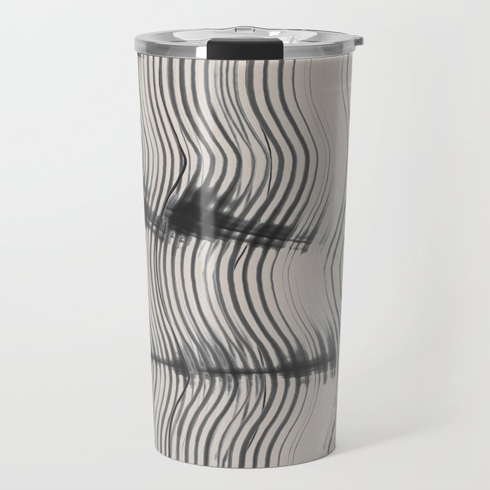 Neutral Minimal Graphic Travel Mug Gallery Image 1